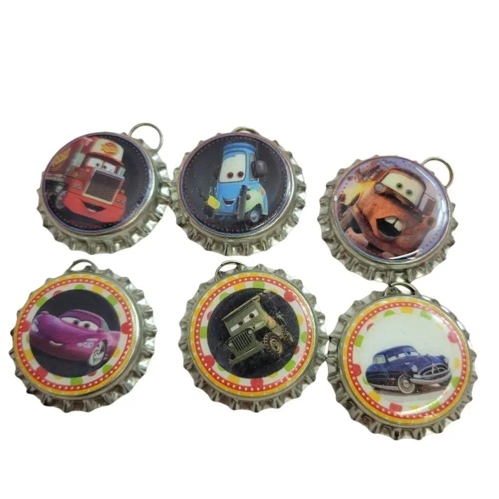 Disney Cars bottle cap charms